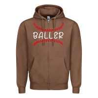 Chestnut BALLER Zipper Hoodie - Bettercallsaul