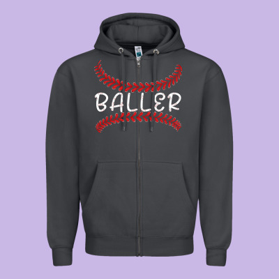 Baller Zipper Hoodie Designed By Bettercallsaul