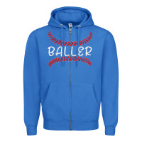 True Royal BALLER Zipper Hoodie - Bettercallsaul