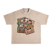 French Oak 90s country cassette tapes Urban Heavy Tee - MaliasSmallBusiness