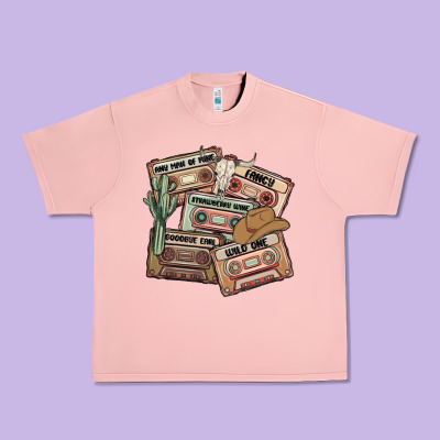 90s Country Cassette Tapes Urban Heavy Tee Designed By Maliassmallbusiness