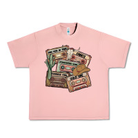 Salmon 90s country cassette tapes Urban Heavy Tee - MaliasSmallBusiness