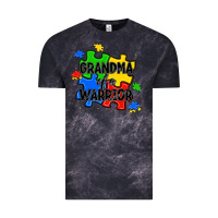 Cloud Black grandma of a warrior Vintage Tee - JahusDesignShop