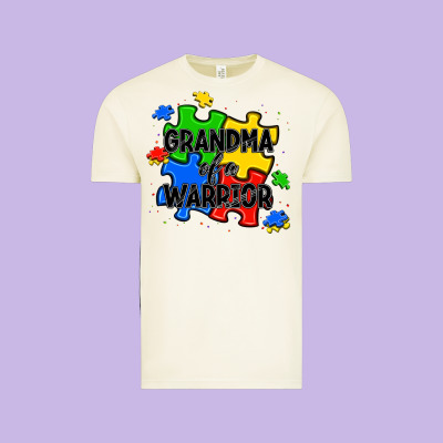 Grandma Of A Warrior Vintage Tee Designed By Jahusdesignshop