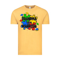Vintage Mustard grandma of a warrior Vintage Tee - JahusDesignShop