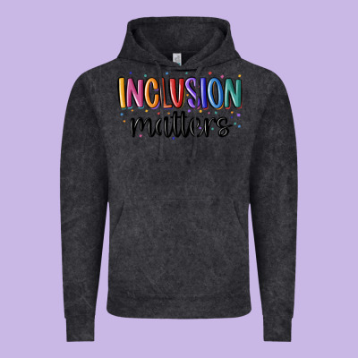 ınclusion Matters Vintage Hoodie Designed By Maliassmallbusiness