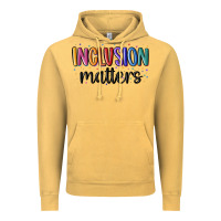 Vintage Mustard ınclusion matters Vintage Hoodie - MaliasSmallBusiness