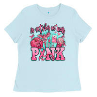 Baby Blue in october we wear pink Ladies Tee - AdoDesignShop