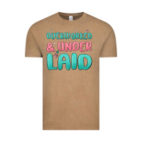 Vintage Coffee overworked underlaid Vintage Tee - MaliasSmallBusiness