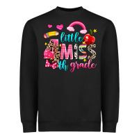 Black little miss fourth grade Heavyweight Sweatshirt - NancyCooperArtShop
