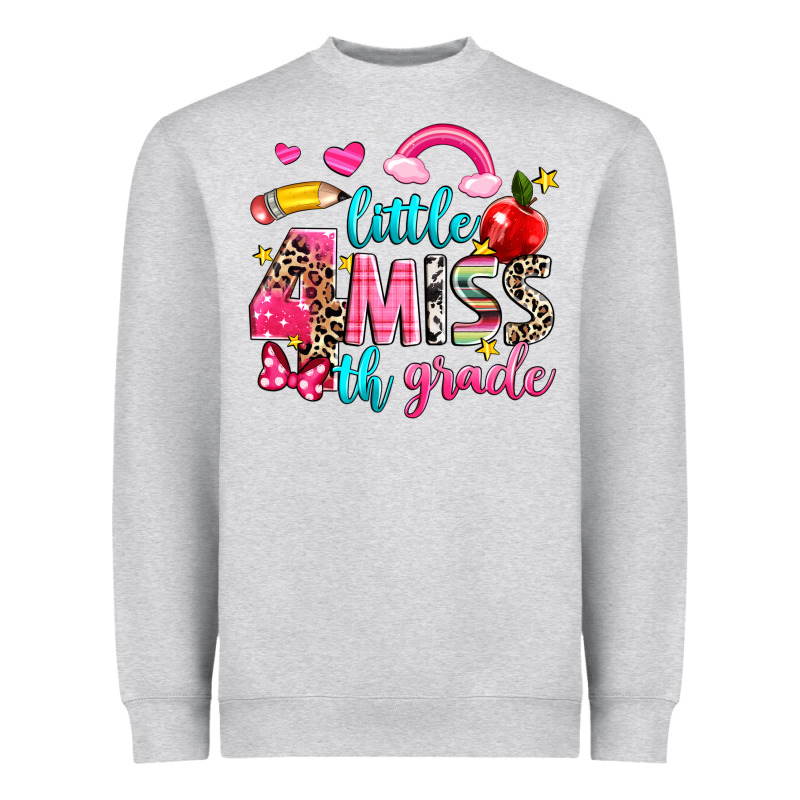 Little Miss Fourth Grade Heavyweight Sweatshirt by NancyCooperArtShop | Teevron