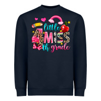 Navy little miss fourth grade Heavyweight Sweatshirt - NancyCooperArtShop