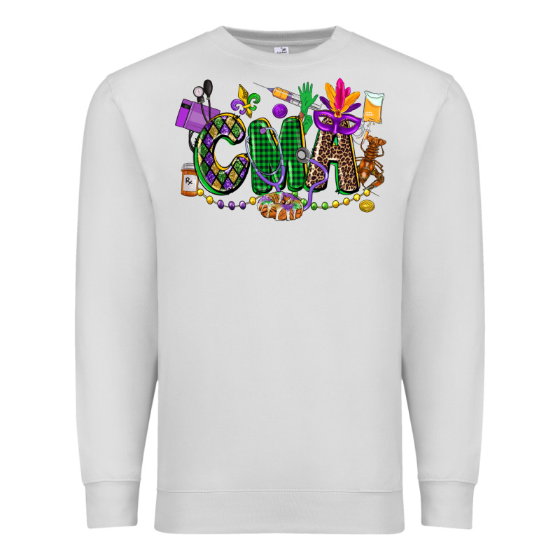 Cma Mardi Gras Cowgirl Premium Sweatshirt by CowGirlArtShop | Teevron