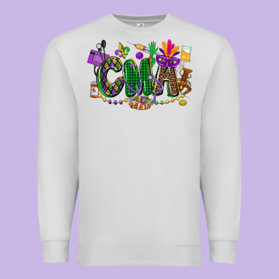 Cma Mardi Gras Cowgirl Premium Sweatshirt Designed By Cowgirlartshop