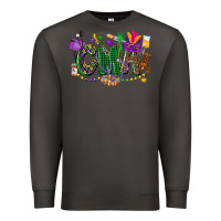 Smoke cma mardi gras cowgirl Premium Sweatshirt - CowGirlArtShop