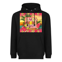 Black hot mom summer Heavyweight Hoodie - TumblerDesignByShophia