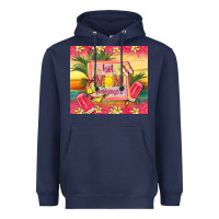 Navy hot mom summer Heavyweight Hoodie - TumblerDesignByShophia
