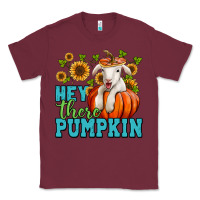 Burgundy Hey there pumpkin Lamb Classic Tee - NancyCooperArtShop