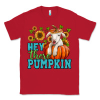 Red Hey there pumpkin Lamb Classic Tee - NancyCooperArtShop