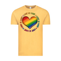 Vintage Mustard love is love Vintage Tee - MaliasSmallBusiness