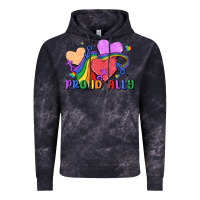 Cloud Black proud ally Vintage Hoodie - MaliasSmallBusiness