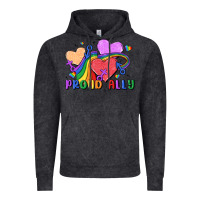 Vintage Black proud ally Vintage Hoodie - MaliasSmallBusiness