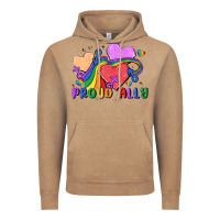 Vintage Coffee proud ally Vintage Hoodie - MaliasSmallBusiness