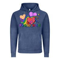 Vintage Denim proud ally Vintage Hoodie - MaliasSmallBusiness