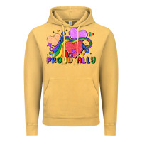 Vintage Mustard proud ally Vintage Hoodie - MaliasSmallBusiness