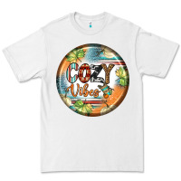White cozy vibes earrings Premium Tee - BundleAndBundleShop