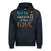 Navy But The Greatest Of These Is Love Urban Hoodie - BundleAndBundleShop