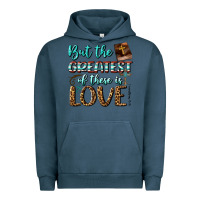 Pigment Midnight Navy But The Greatest Of These Is Love Urban Hoodie - BundleAndBundleShop