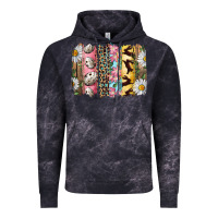 Cloud Black Easter Brushstroke With Quail Eggs Daisy And Bunny Vintage Hoodie - RanaPortraitStore