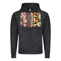 Vintage Black Easter Brushstroke With Quail Eggs Daisy And Bunny Vintage Hoodie - RanaPortraitStore