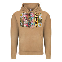 Vintage Camel Easter Brushstroke With Quail Eggs Daisy And Bunny Vintage Hoodie - RanaPortraitStore