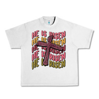 Lunar Rock he is risen Urban Heavy Tee - MaliasSmallBusiness