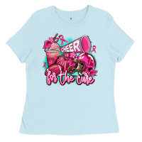 Baby Blue cheer for the cure Ladies Tee - AdoDesignShop