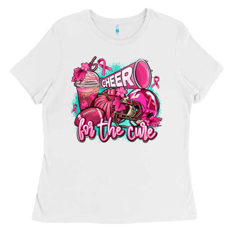 Cheer For The Cure Ladies Tee by AdoDesignShop | Teevron
