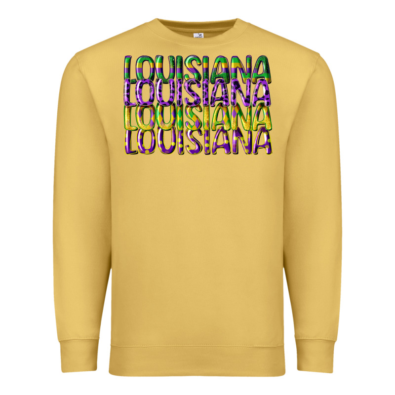 Louisiana Mardi Gras Premium Sweatshirt by CowGirlArtShop | Teevron
