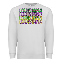 Dove Grey louisiana mardi gras Premium Sweatshirt - CowGirlArtShop