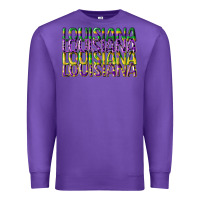 Purple louisiana mardi gras Premium Sweatshirt - CowGirlArtShop