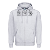 Heather Grey Guitar Chord dad Zipper Hoodie - Bettercallsaul