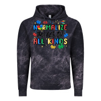Cloud Black normalize minds of all kinds Vintage Hoodie - MaliasSmallBusiness