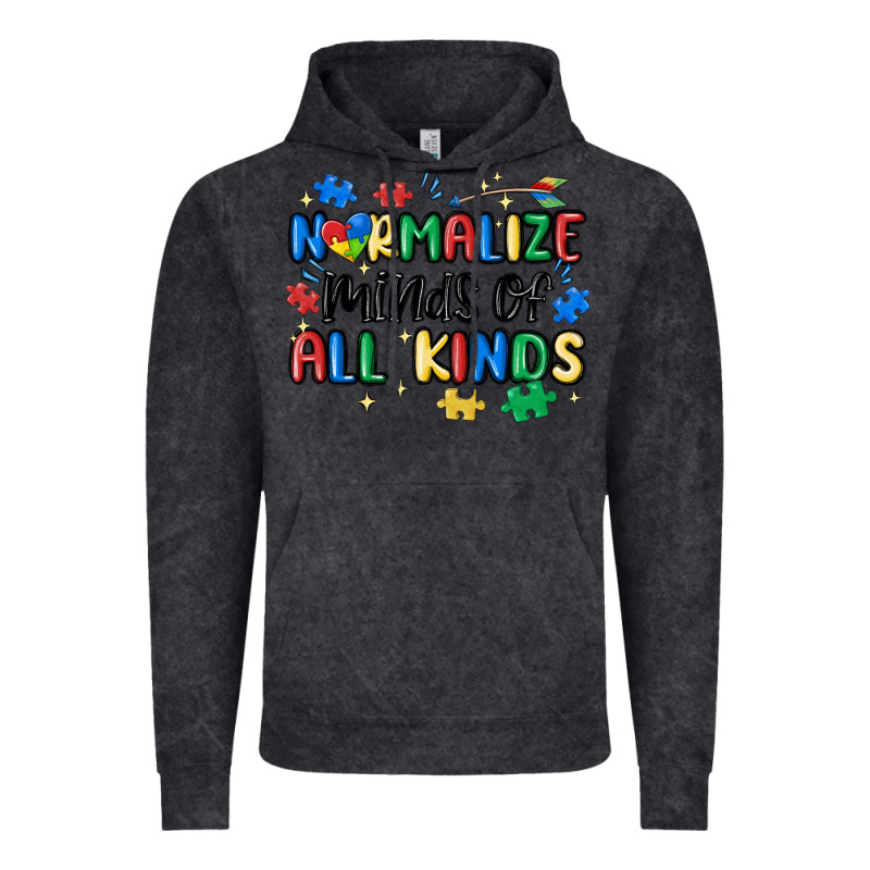 Normalize Minds Of All Kinds Vintage Hoodie by MaliasSmallBusiness | Teevron