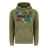 Vintage Olive normalize minds of all kinds Vintage Hoodie - MaliasSmallBusiness
