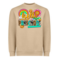 Mushroom hello preschool Heavyweight Sweatshirt - NancyCooperArtShop
