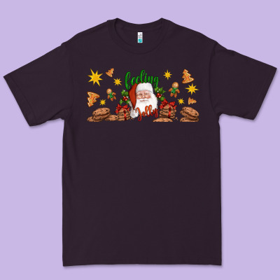 Christmas Feeling Jolly Santa Premium Tee Designed By Artiststas