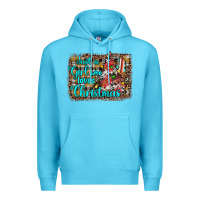 Ocean Blue just a girl who loves christmas Premium Hoodie - JahusDesignShop