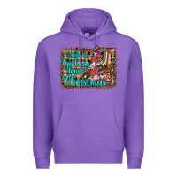 Purple just a girl who loves christmas Premium Hoodie - JahusDesignShop