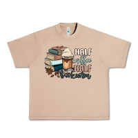 Burro half coffee half bookworm Urban Heavy Tee - MaliasSmallBusiness